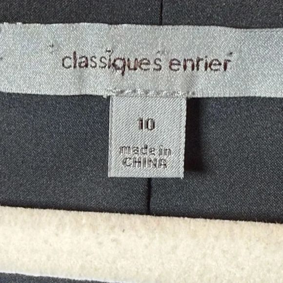 Classiques Entier Wool Silk Blend Sleeveless Cowl Neck Dress Women’s Size 10 - Picture 4 of 12